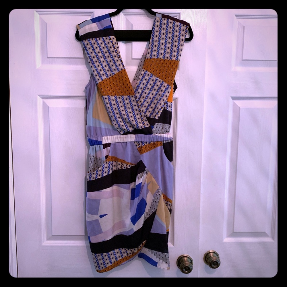 Donna Morgan Multi Pattern Dress - image 1